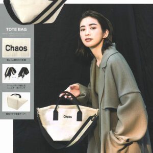 日本雜誌 Chaos TOTE BAG BOOK for all season【付録】帆布手挽袋